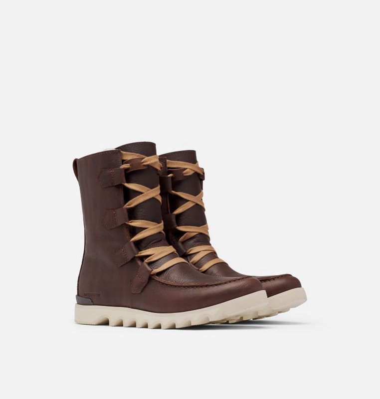 Mens Booties Dark Brown - Sorel Kezar™ Storm - 674-RJVSUO